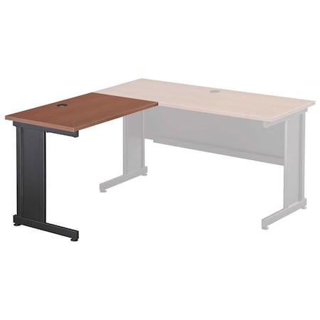 Left Handed Return Table, 36W, Cherry